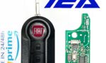 Chiave Chip elettronica Originale IEA PER FIAT 500 L 2016 New Marelli Version + Guscio Per Mini