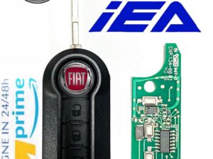 Chiave Chip elettronica Originale IEA PER FIAT 500 L 2016 New Marelli Version + Guscio Per Mini