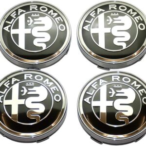 tappi coprimozzi originali per alfa romeo 60mm per cerchi in lega mito giulietta