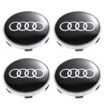 4 tappi coprimozzi originali per audi a6 da 60 MM