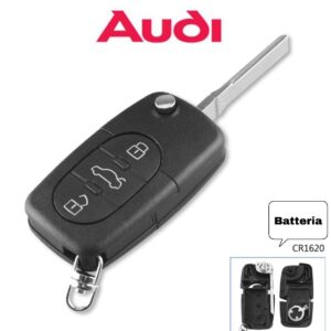 guscio di plastica audi 3 tasti originale IEA dal 1999 al 2006
