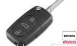 guscio di plastica audi 3 tasti originale IEA dal 1999 al 2006