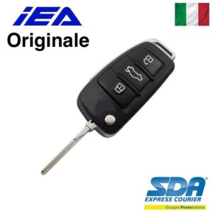Chiave Telecomando 3 Tasti per AUDI A1 / 2012 Rolling Code Version