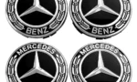 set da 4 coprimozzo originale mercedes iea da 75 MM