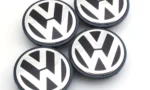 set  4 coprimozzi originali volkswagen da 65 MM