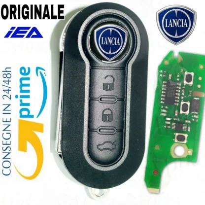 chiave con telecomando originale iea lancia con logo