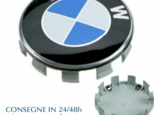 set 4 coprimozzi originali bmw 68mm