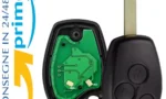 Chiave originale IEA completa di elettronica e chip per Renault Twingo II serie