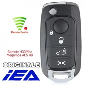 chiave con telecomando fiat originale IEA dal 2014 al 2023