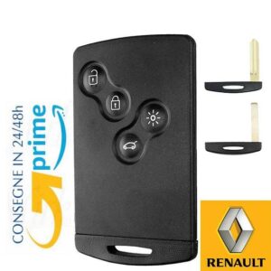 Chiave Completa Di telecomando per Renault Clio originale IEA 4 tasti 2016 New Version