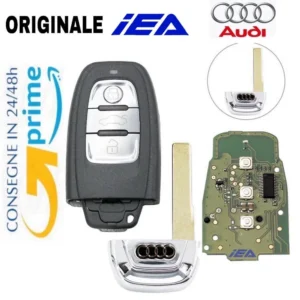 chiave con telecomando audi originale IEA dal 2008 al 2017