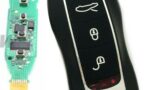 telecomando chiave a slot completa di chip originale IEA per Porsche Cayenne / 2013