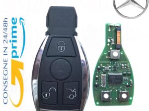 TELECOMANDO CHIAVE COMPATIBILE PER MERCEDES C220 / 2005 + Cover Mercedes 3 Tasti