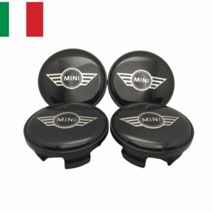 set 4 tappi coprimozzo originale mini cooper one sd countryman cerchi in lega 54mm