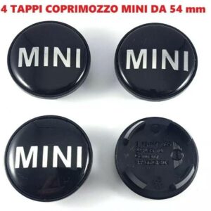 4 tappi copri mozzo originali  mini cooper one sd countryman s cerchi in lega 54mm