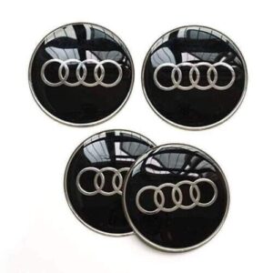 4 coprimozzi tappi audi 61mm originali