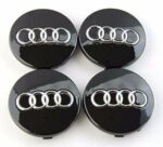 4 coprimozzi audi 60 mm nero originali