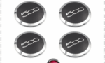 set 4coprimozzi fiat 500/l  cerchi lega formato originale