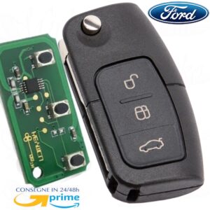 chiave con telecomando completo di cip ford originale IEA