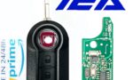 Chiave con telecomando completo FIAT originale IEA per 500 Pop /2009 1° Vers. Delphi
