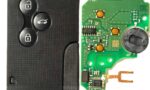 TELECOMANDO CHIAVE SCHEDA 3 TASTI COMPATIBILE per RENAULT MEGANE 2003 + Guscio