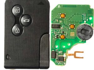 TELECOMANDO CHIAVE SCHEDA 3 TASTI COMPATIBILE per RENAULT MEGANE 2003 + Guscio