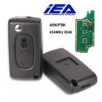 TELECOMANDO ORIGINALE IEA CHIAVE PER CITROEN C3 Picasso 2 TASTi ID46 + CHIP