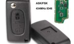 TELECOMANDO ORIGINALE IEA CHIAVE PER CITROEN C3 Picasso 2 TASTi ID46 + CHIP