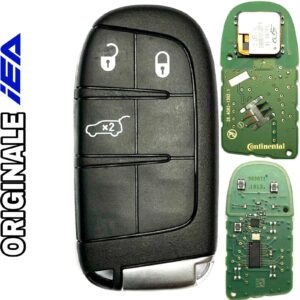 Chiave completa per Jeep Compass 2019 + 2 pezzi Fiat 500 Delphi + Smart 453