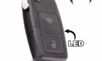 guscio di plastica volkswagen 2 tasti originale IEA