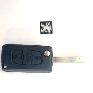 GUSCIO ORIGINALE IEA CHIAVE PER PEUGEOT TELECOMANDO 3 TASTI CON VANO BATTERIA