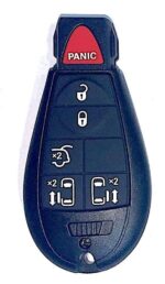 guscio  5 tasti + panic  chrysler jeep dodge cherokee voyager