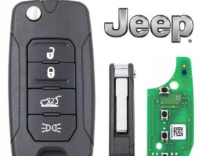 ORIGINALE IEA Telecomando CHIP ELETTRONICA 433Mhz 4 TASTI JEEP