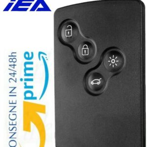 CHIAVE SCHEDA ORIGINALE IEA TELECOMANDO 4 TASTI PER RENAULT MEGANE / 2013 Version