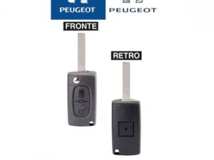 GUSCIO ORIGINALE CHIAVE PER PEUGEOT TELECOMANDO 2 TASTI