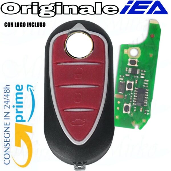 CHIAVE COMPLETA  3 TASTI TELECOMANDO PER ALFA ROMEO 147 / 2004