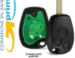 CHIAVE COMPLETA CHIP 3 TASTI TELECOMANDO PER RENAULT KANGOO/ 2009
