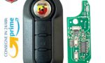 Chiave Chip elettronica Originale IEA PER FIAT GRANDE PUNTO / 2009 + Guscio Chiave per Fiat