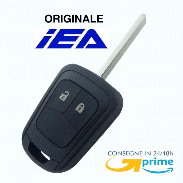 guscio chiave telecomando opel 2 tasti lama fissa seconda chiave