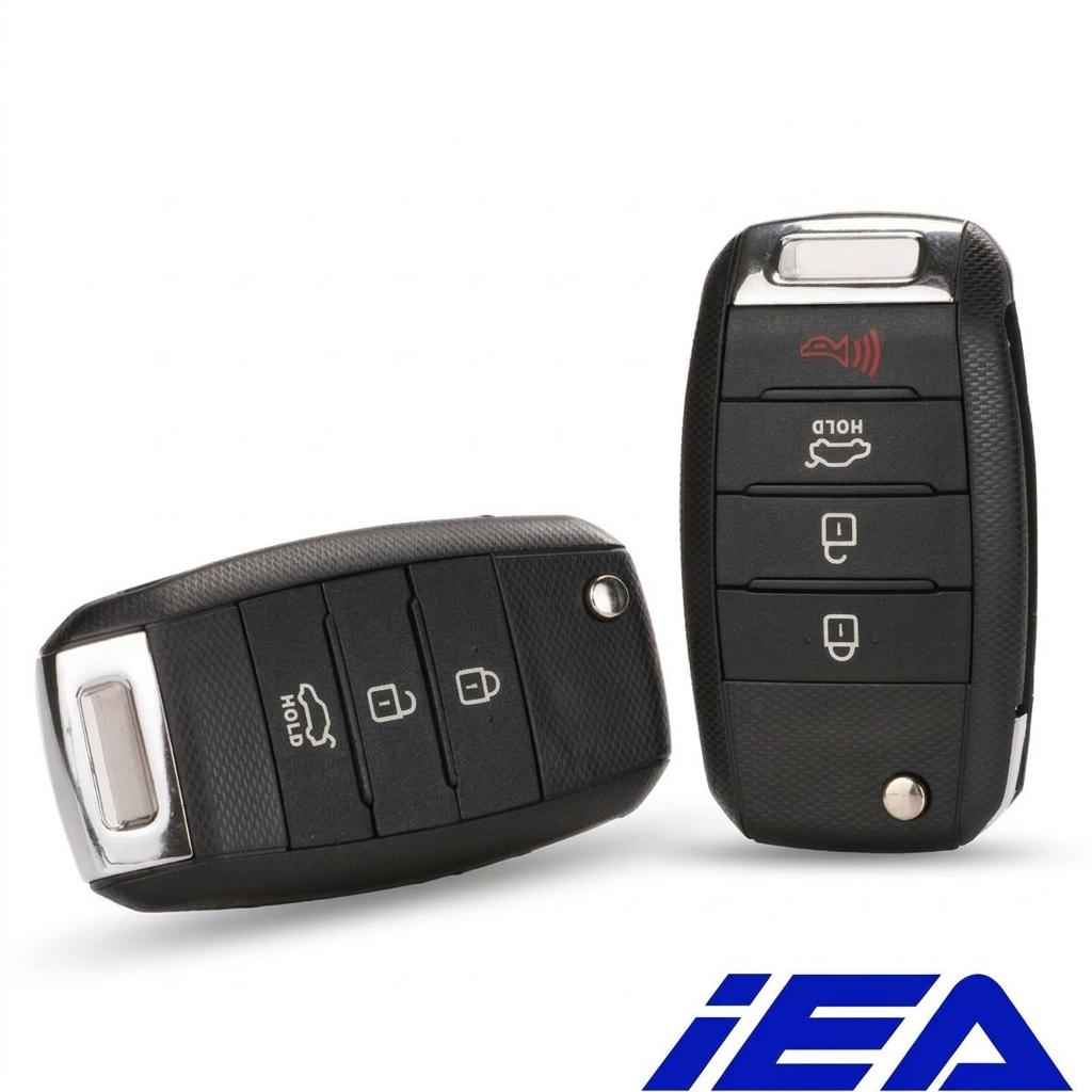 CHIAVE COMPLETA CHIP 3/4TASTI TELECOMANDO PER KIA  433mhz 4D60 80 Bit