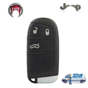 guscio originale IEA  fiat  jeep  3 tasti keyless sip 22 con logo jeep