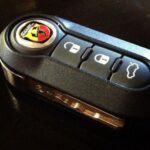 guscio cover telecomando 3 tasti Fiat 500 logo Abarth Grande punto