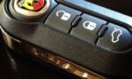 guscio cover telecomando 3 tasti Fiat 500 logo Abarth Grande punto