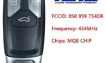 telecomando chiave keyless originale IEA per audi TT 3 tasti