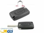 guscio originale IEA lama laterale senza vano batteria 3 tasti citroen