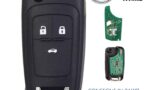 chiave completa con telecomando completo di chip 3 tasti opel originale IEA