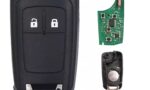 chiave completa con telecomando completo di chip 2 tasti opel originale IEA