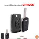 guscio originale IEA con lama a punta senza vano batteria 2 tasti citroen