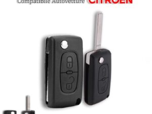 guscio originale IEA con lama a punta senza vano batteria 2 tasti citroen