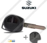 guscio lama fissa con intaglio laterale due scanalature opel suzuki + gommino e logo